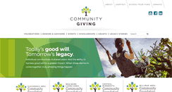 Desktop Screenshot of communitygiving.org